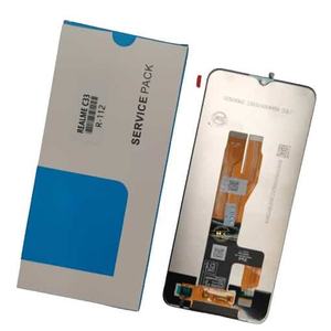 Realme C33 C30 C30s Narzo 50i Prime 4G Écran tactile LCD sans cadre Service Pack Noir - Product Image 1