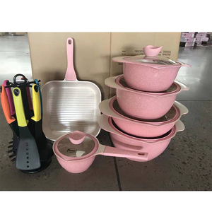 2023 Keuken Huishoudelijke Kookgerei <span class=keywords><strong>Set</strong></span> Anti-Aanbaklaag Kookgerei <span class=keywords><strong>Set</strong></span> <span class=keywords><strong>Dessini</strong></span> 18 Stuks - Product Image 3