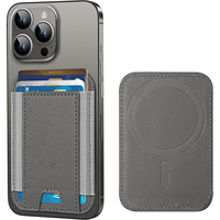 Funda Magnética para Tarjetas con Banda Elástica para 12/13/14/15, Diseño Flexible, Cierre Magnético Fuerte Compatible, Cuero PU