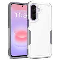 Coque de protection pour téléphone portable Samsung Galaxy A27 PC TPU 2 en 1 antichoc
