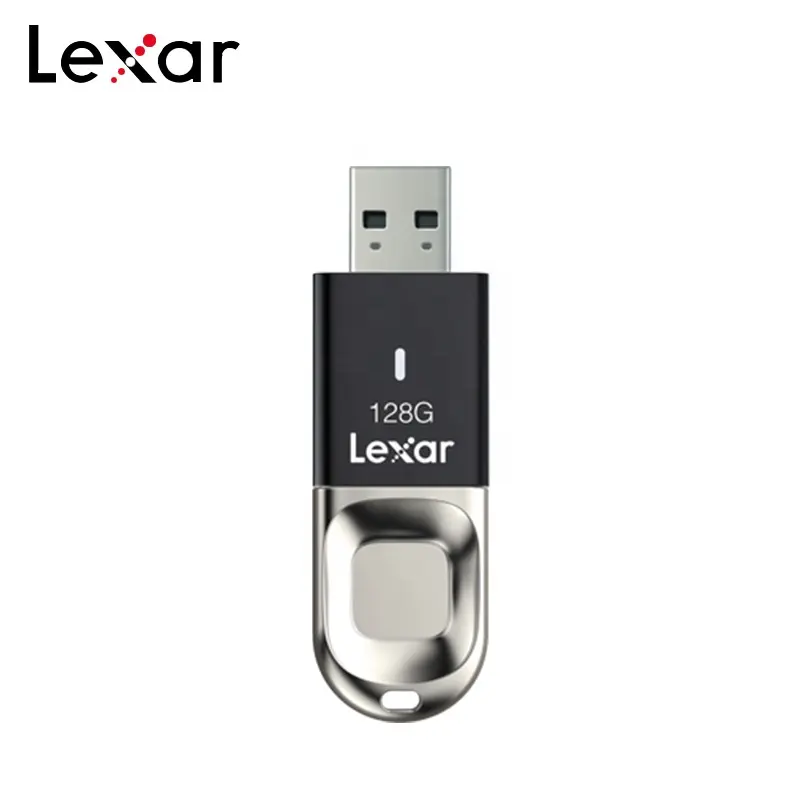 मूल Lexar USB3.0 पेन ड्राइव F35 256GB 128GB 64GB 32GB के साथ फिंगरप्रिंट मान्यता धातु यूएसबी फ्लैश ड्राइव 150Mb/एस Pendrives