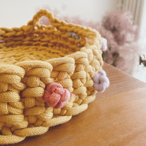 <span class=keywords><strong>Panier</strong></span> Macramé de Luxe 2026, Rond, Doux, Confortable, Lavable, Tressé à la Main, Tricoté, Tissé, pour <span class=keywords><strong>Chien</strong></span>, Chiot, Chat, Canapé-Lit - Product Image 3