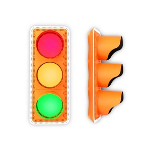 Semáforo de 300 mm, AC220V, Rojo, Verde, Amarillo, Señal de Parar y Continuar, con Carcasa Metálica - Product Image 2