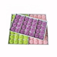 Hot Sale Fresh Schöne Weiche Duftende Hochwertige Blumenstrauß Geschenk box Dekorierte Seife Blume Ping Pong Chrysantheme