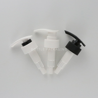 Flacon en plastique carré HDPE de 1000 ml (1 L) pour savon liquide médical, désinfectant pour les mains, avec pompe pulvérisateur à long bec