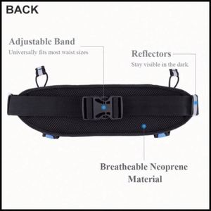 High Quality <b>Waterproof</b> Orange Zipper Work Waist Bag Fanny <b>Pack</b> Bags With Bottle Holder - Product Image 4