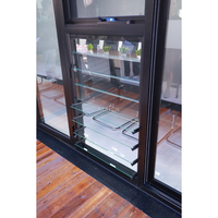 AMJ Volets de sécurité australiens Maison Persiennes en verre simple Obturateur de fenêtre Fenêtres en aluminium Jalousie Persienne en verre Fenetre