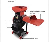 Broyeur de céréales - Hacheur d'aliments pour ferme, broyeur sec et humide pour poulet, canard et volaille, machine à granulés d'aliments pour porcs, bovins et moutons
