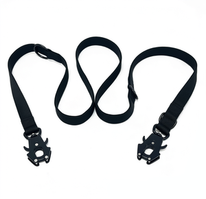 Quick Release Buckle Tactical Dog <b>Harness</b> Set With Frog Clip Leash Adjustable Heavy Duty Dog Vest Support Custom Logo - Product Image 6