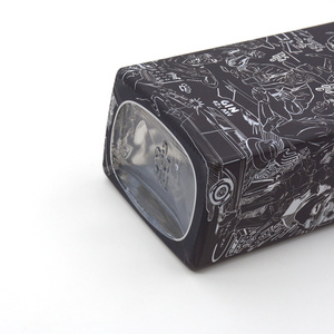 Đen Matte PVC Thu Nhỏ Nhãn Cho Chai Rượu Vang Bia Lon Jar Không Thấm Nước Nhiệt Thu Nhỏ Bọc Cho Chai Gói - Product Image 4