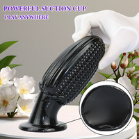 S M L PVC Analplug Anal-Kornform-Dildo Sexspielzeug für Männer und Frauen, Unterstützung für individuelles Logo und Verpackung