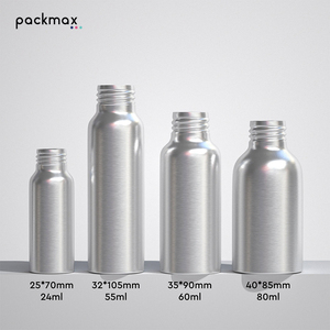 Empty Aluminum <b>Bottle</b> for Cosmetic Essential Oil Hair Oil - <b>Small</b> Size Stock Wholesale Custom <b>Bottle</b> Without Dropper - Product Image 4
