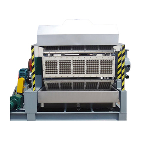 Machine de moulage de pâte à papier de marque Fuyuan d'occasion, 31 kW, pour la production de barquettes à œufs et de cartons pour les petites entreprises, utilisation <span class=keywords><strong>en</strong></span> élevage de poulets - Product Image 1