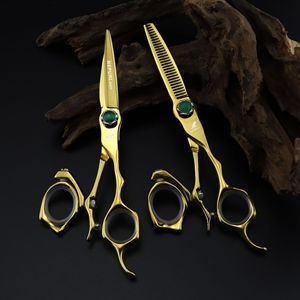 6,0-Zoll Nepson Goldenes Friseurset mit Scharfer Klinge: Haarschere, Flachschere, Effilierschere, Ausdünnungsschere - Product Image 2