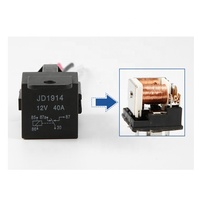 Enchufe de cable de conexión de relé de automóvil de 12V 40A corriente nominal flor de ciruelo enchufe unido en forma de cruz