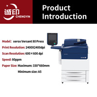 Imprimante numérique couleur A3 Versant 80 Press reconditionnée, haute vitesse, numérisation 2400 dpi, entièrement testée, prête à l'emploi