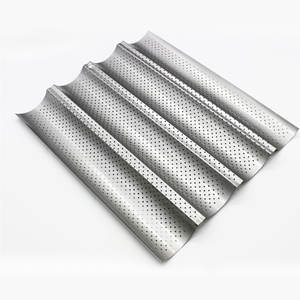 3 4 <span class=keywords><strong>5</strong></span> onde pagnotte stampo per pane francese teglia per Baguette perforata teglia - Product Image 5