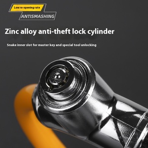 Serrure de vélo en câble d'acier épaissi étanche propriété antivol anti-coupure pour anneau en alliage de vélo électrique de route pour tous les types de vélo - Product Image 2