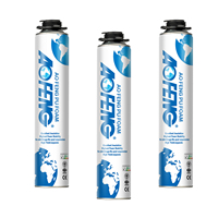 Kit d'isolation thermique et acoustique en mousse PU, mousse expansive, mastic en mousse de polyuréthane à cellules fermées