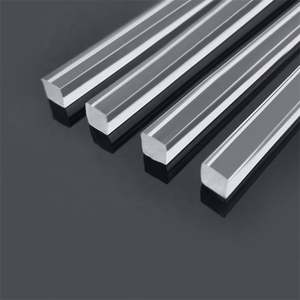 Rampe d'escalier en acrylique transparent PMMA, colonne de main courante - Product Image 6