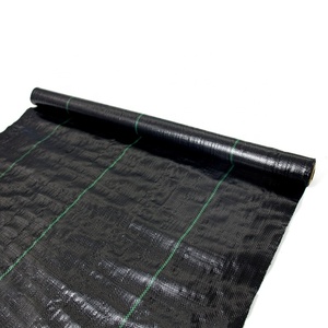 Serre jardin tissu couvre-sol traité UV PE PP tissé géotextile <span class=keywords><strong>anti</strong></span>-mauvaises herbes tapis en plastique pour le contrôle de l'<span class=keywords><strong>herbe</strong></span> - Product Image 1