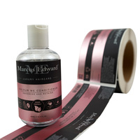 Populaire Personnalisé Argent Bopp Shampooing Autocollants Privés Soins De La Peau Corps Beurre Main Lotion Étiquettes Étanche