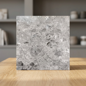 Glamour Crema, Azulejos Decorativos de Porcelana Brillante de 600x600 mm, 9 mm de Grosor, Diseño Beige para Pisos de Dormitorio - Product Image 5