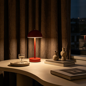Lampe de table moderne minimaliste avec abat-jour en cristal, base en laiton, LED E26, AC 85-265V, interrupteur à bouton-poussoir, 3500K, blanc chaud, décorative - Product Image 6