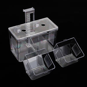 Caja de cría de acuario para pecera para acuario de peces pequeños, pecera para mascotas, Guppy, cría <span class=keywords><strong>Doble</strong></span> - Product Image 6