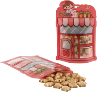 Sacs en plastique refermables en mylar pour bonbons, avec logo personnalisé, découpés à la forme, holographiques, irréguliers, en plastique spécial, étanches à l'odeur