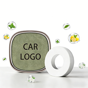 คลิปหนีบช่องแอร์รถยนต์ กลิ่นหอมปรับอากาศ แบบสี่เหลี่ยม สำหรับขายส่งจากโรงงาน พร้อมรีฟิลเปลี่ยนได้ - Product Image 1