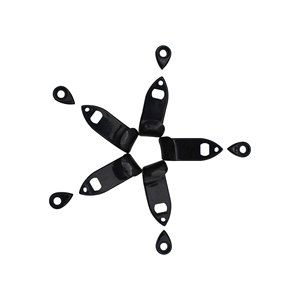 Repose-pouce pour saxophone noir, vente en gros directe d'usine, coussin en caoutchouc confortable pour saxophone alto, ténor, soprano - Product Image 3