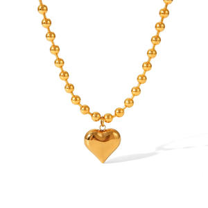 Collier pendentif de mode pour femme, bijoux fins, ensemble de colliers en acier inoxydable, bijouterie - Product Image 3
