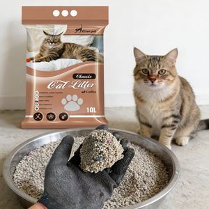 Litière pour chat en charbon actif sphérique - 99% sans poussière, hautement absorbante, contrôle des odeurs, plusieurs tailles (4kg/8kg/20kg) - Product Image 1