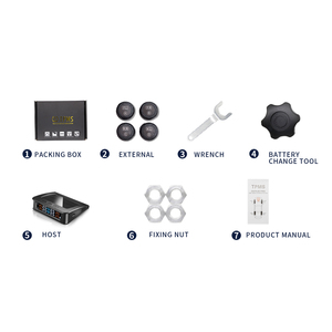 الطاقة الشمسية العالمي اللاسلكية الداخلية الخارجية مستشعر ضغط الإطار <span class=keywords><strong>TPMS</strong></span> مراقبة عرض الذكية <span class=keywords><strong>TPMS</strong></span> استقبال - Product Image 5