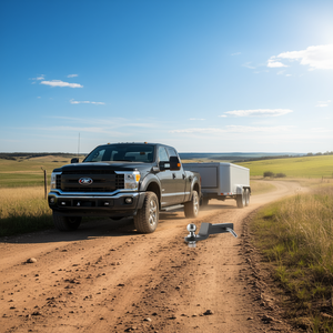 Soporte de enganche para remolque negro de 7500 lb con receptor de caída de 2 pulgadas y enganche de 2 pulgadas para facilitar el remolque - Product Image 2