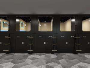 KSL Capsule de couchage intelligente tout-en-un à 2 portes pour auberges de jeunesse, hôtels de transit et <span class=keywords><strong>a</strong></span>éroports, avec porte coulissante - Product Image 5
