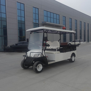 Carrito de Golf Eléctrico de 4 Plazas con Plataforma de Carga, Buggy de Golf con Batería de Litio para Transporte en Resorts, Granjas y Mantenimiento - Product Image 6