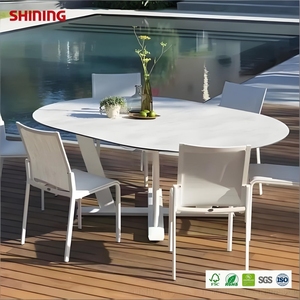 Tablero <span class=keywords><strong>de</strong></span> Mesa <span class=keywords><strong>de</strong></span> 12 mm <span class=keywords><strong>de</strong></span> Color Blanco, Moderno, Compacto, Laminado HPL, Grado <span class=keywords><strong>Exterior</strong></span>, Impermeable, Duradero, para Uso en Exteriores, Hoteles y Restaurantes - Product Image 1