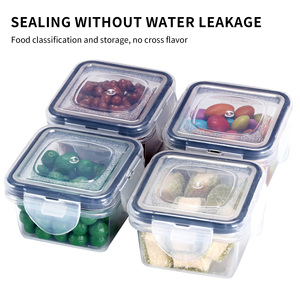 Bpa Free 16 Pack Per Set <b>Microwave</b> Refrigerator Fresh Keeping Food Storage Box Kitchen Organizer Meal Prep Container With <b>Lid</b> - Product Image 2