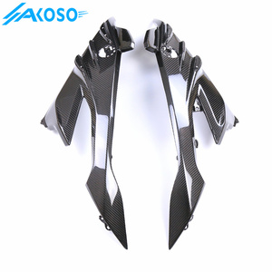 Cuerpo de motocicleta de fibra de carbono AKOSO 100% 3K, paneles de carenado lateral izquierdo y derecho para <span class=keywords><strong>BMW</strong></span> <span class=keywords><strong>S1000RR</strong></span> <span class=keywords><strong>2023</strong></span> 2024 - Product Image 2