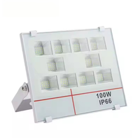 Projecteur LED mural extérieur en aluminium moulé sous pression, étanche IP65, certifié CE, lumière du jour 6000K, 50W 100W 150W 200W, couvercle blanc