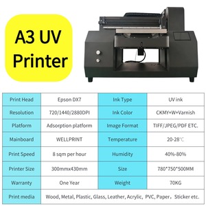 Factory Clearance A3 Uv Printer DX7 Printhead Silent Rail Hoson Mainboard Impresora Drucker <b>Mini</b> for Phone case TPU - Product Image 4