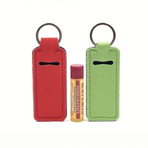 Llavero brillante de neopreno para bálsamo labial, funda personalizada impresa, correa de muñeca, pequeña bolsa para regalo - Product Image 4