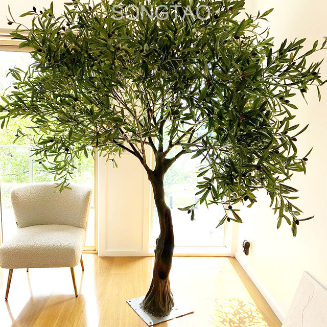 3m-7m 10ft to 20ft Big Artificial Olive Tree Ornamental Trees for Indoor or Outdoor Decoration