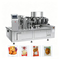 Rotatievacuümverpakkingsmachine voor gekookte voedingsmiddelen, tofu-snacks en voorgemaakte zakjes