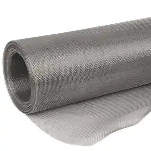 Venta caliente Malla de acero inoxidable Malla de alambre cuadrada Malla de alambre de aluminio tejido