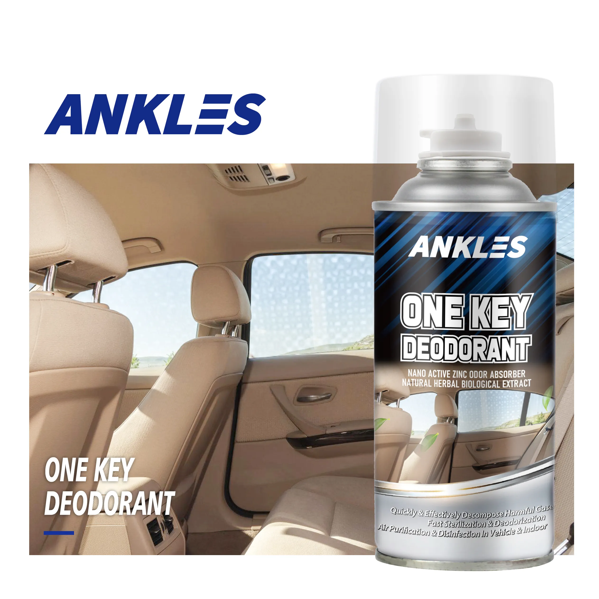 Enkels 150Ml Auto Deodorant Spray Thuis Parfum Aangepaste Auto Luchtverfrisser Een Sleutel Auto Deodorant