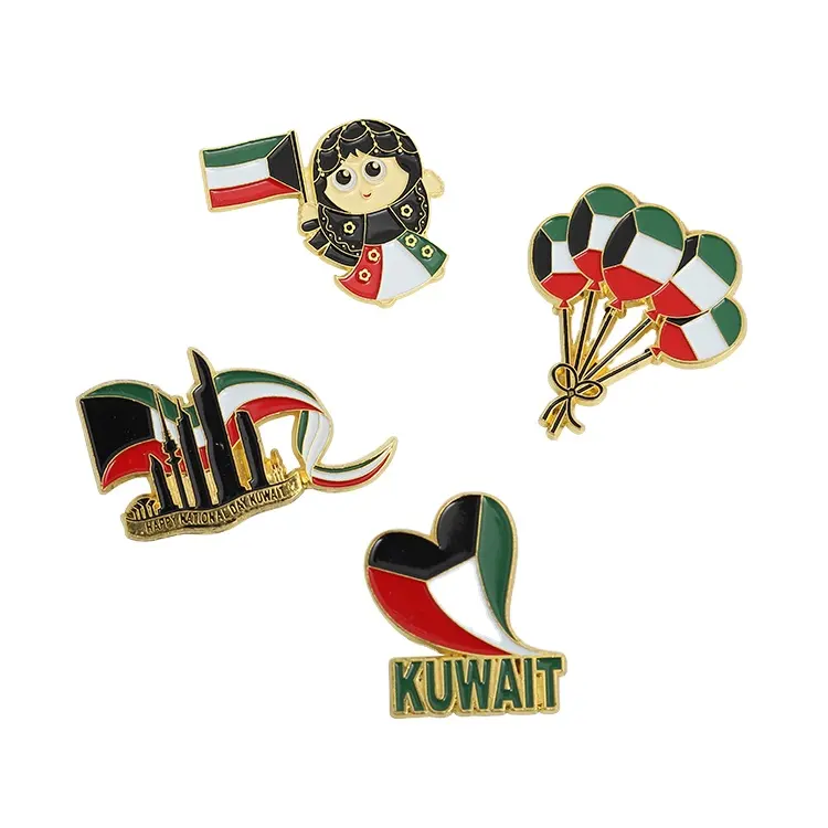 Di alta qualità di fabbricazione della cina Italia souvenir in metallo duro smalto pin badge magnetico