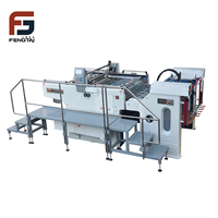 Máquina de serigrafía automática de tamaño 1050, Impresión de paquetes UV por puntos